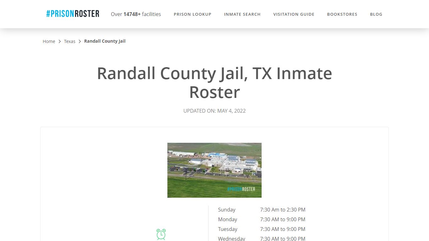 Randall County Jail, TX Inmate Roster - Prisonroster